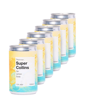 Super Collins Mini Cocktail (6 Pack)