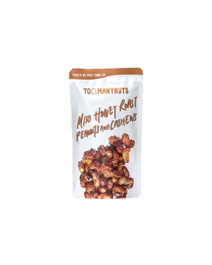 Miso Honey Roast Peanuts and Cashews (Snack Pack)