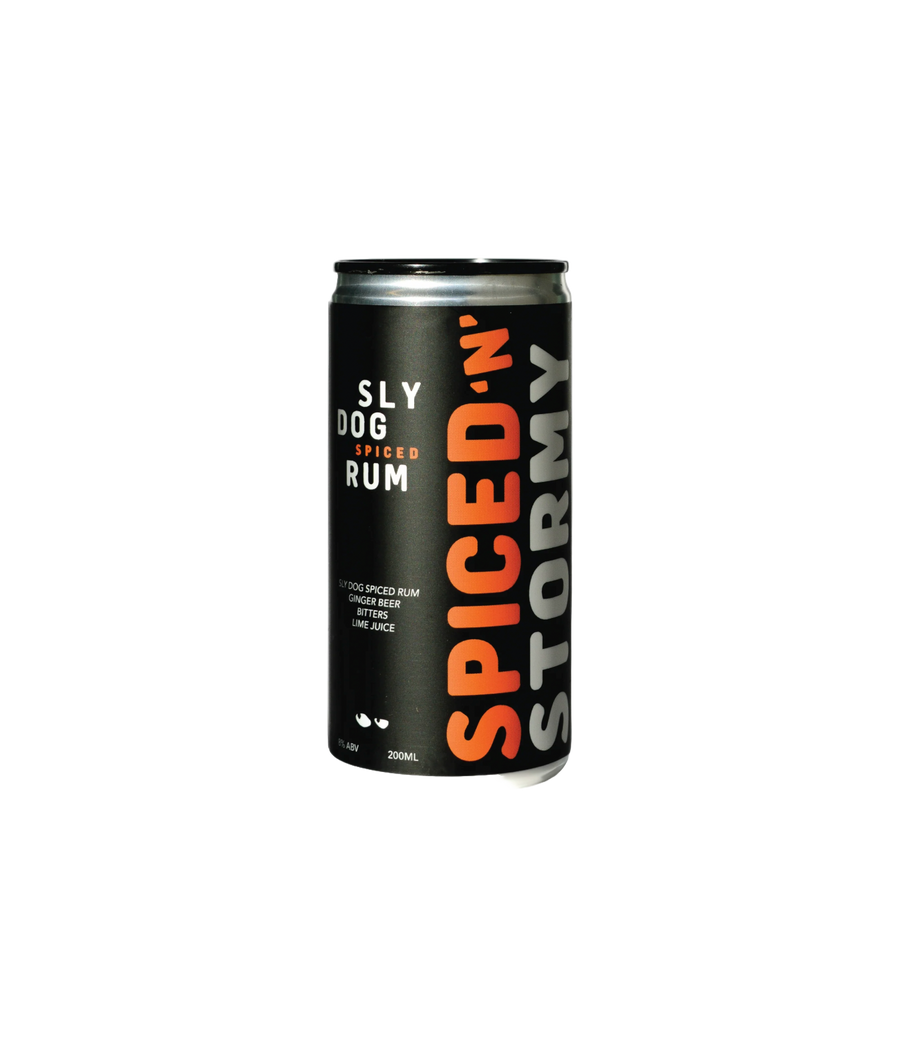 Spiced 'n' Stormy Rum Cocktail
