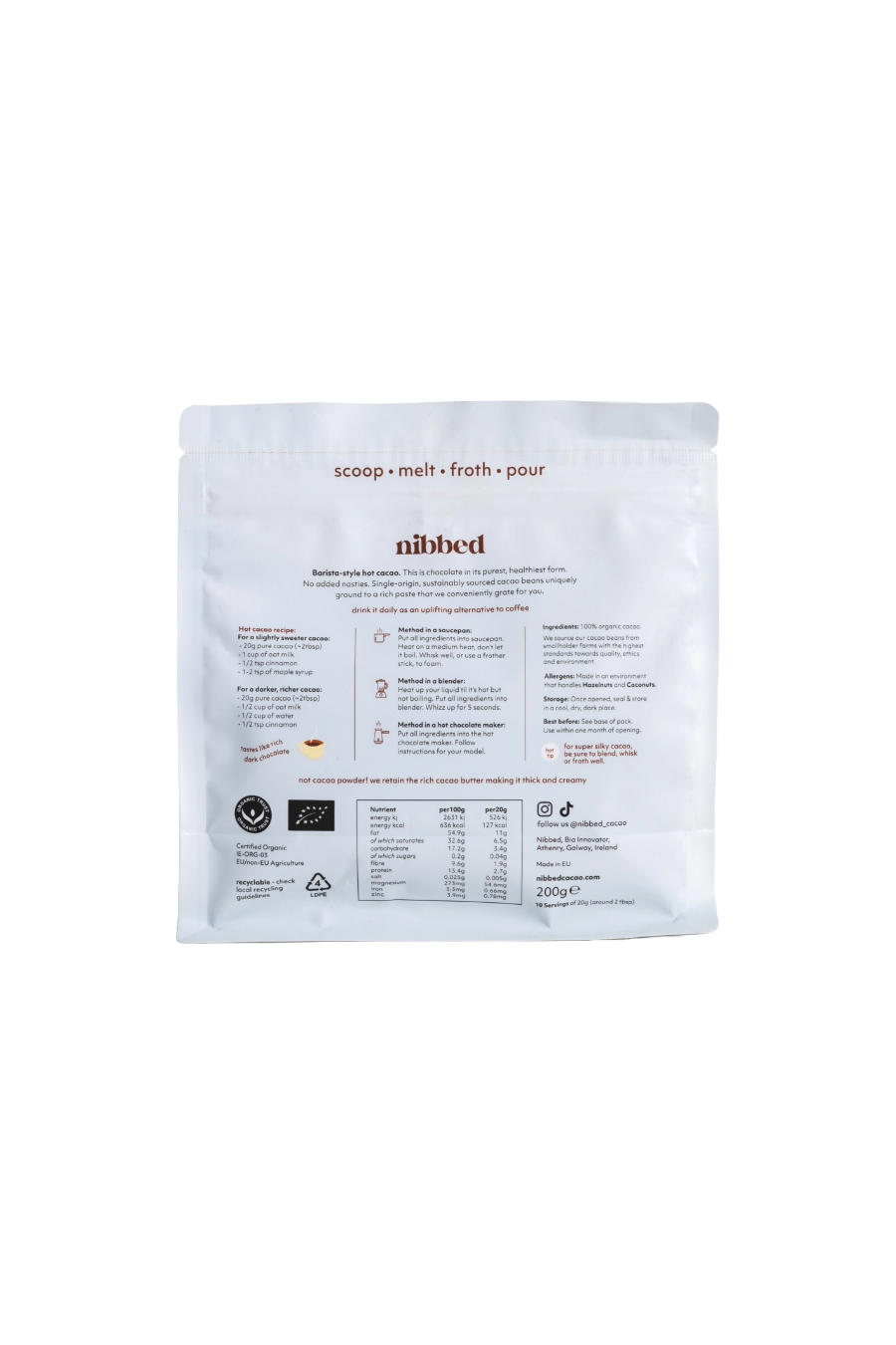 Pure Grated Cacao (200g)