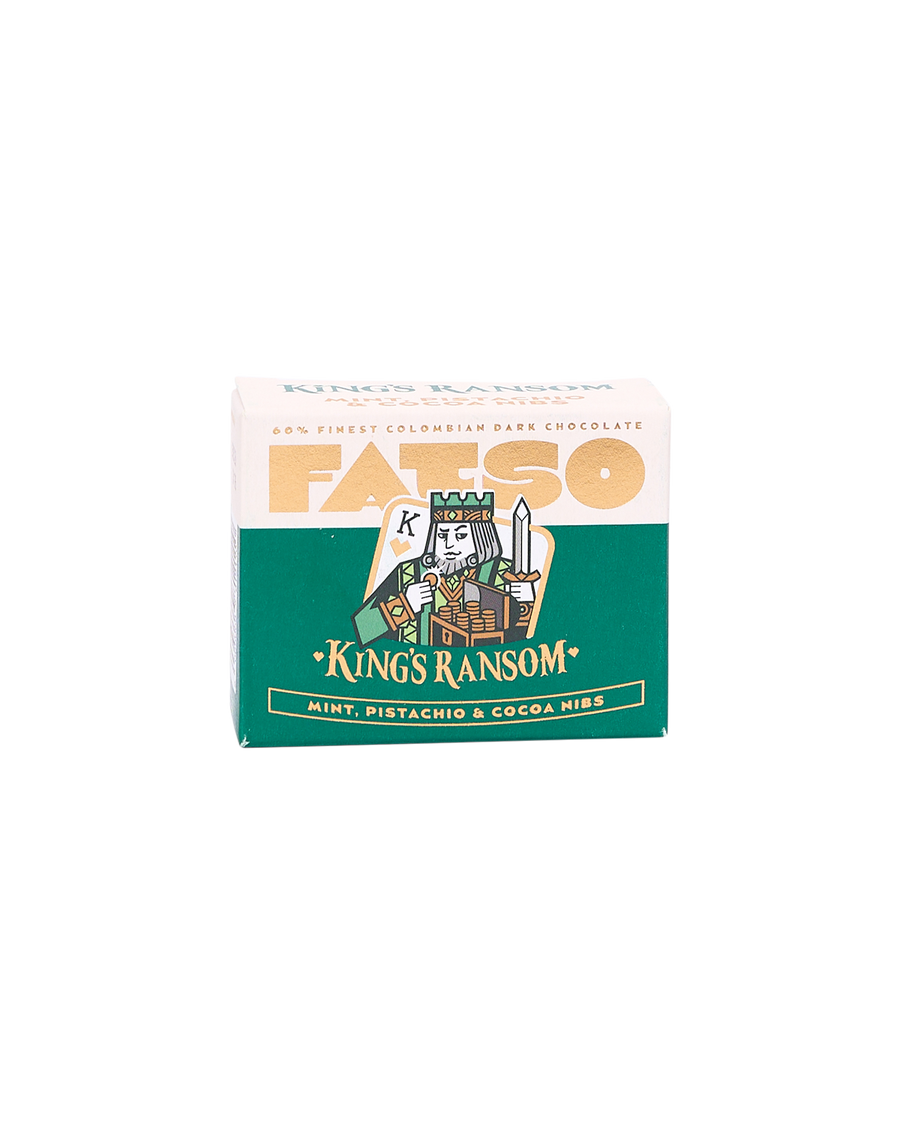 Mini King's Ransom: Pistachio, Mint & Cocoa Nib Dark Chocolate