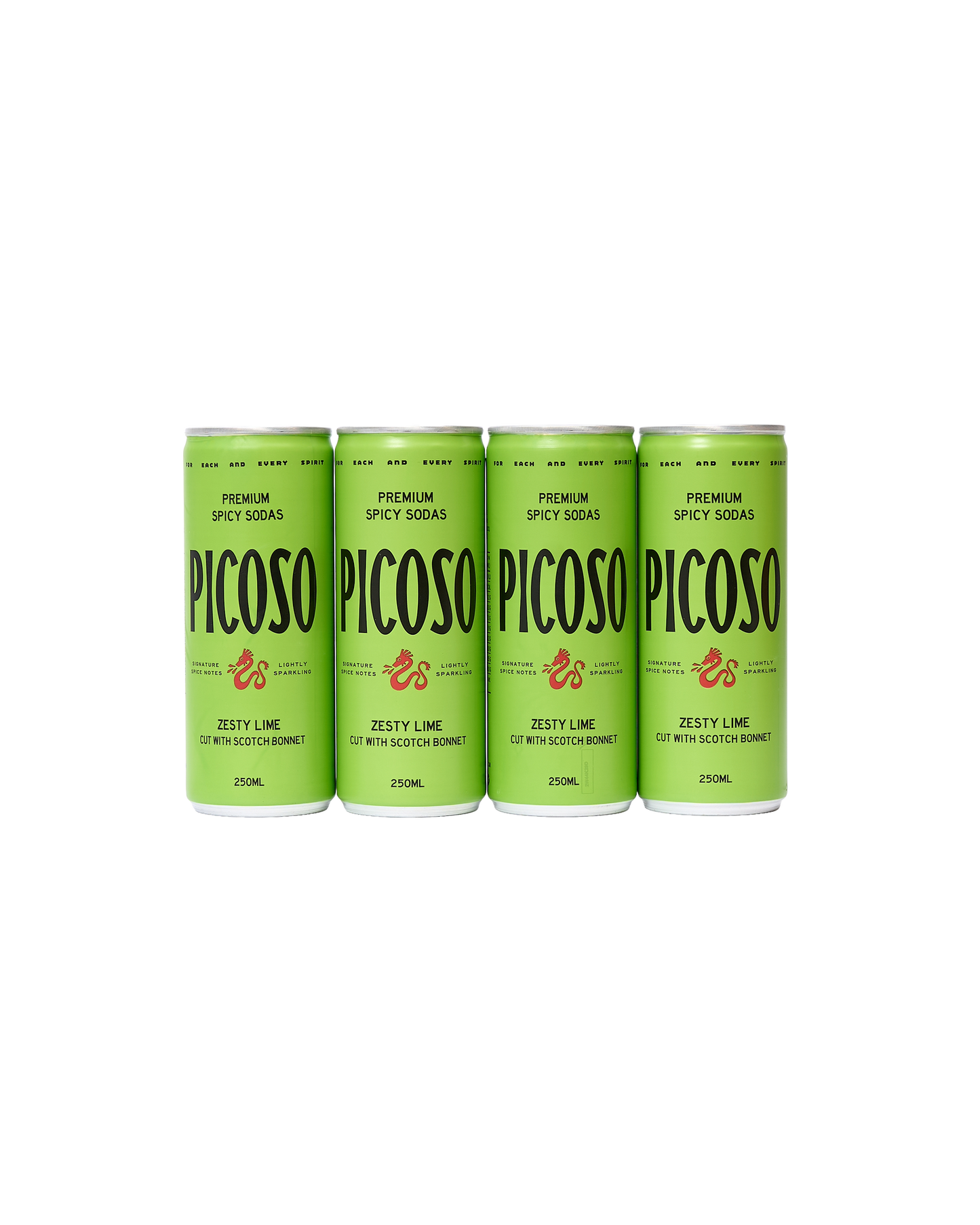 Zesty Lime & Scotch Bonnet Spicy Soda (4 pack)