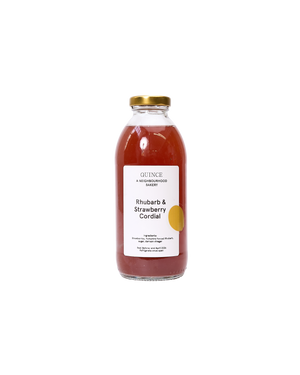 Rhubarb & Strawberry Cordial