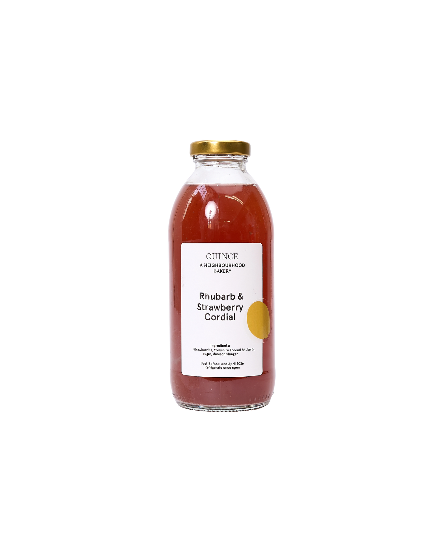 Rhubarb & Strawberry Cordial