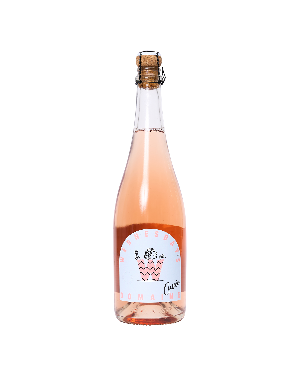 Non-Alcoholic Cuvée Sparkling Rosé Wine