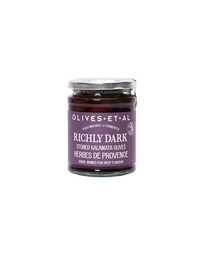Richly Dark Pitted Kalamata Olives with Herbes de Provence