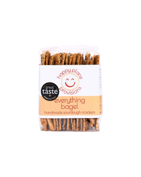 Everything Bagel Handmade Sourdough Crackers Sharing Pack