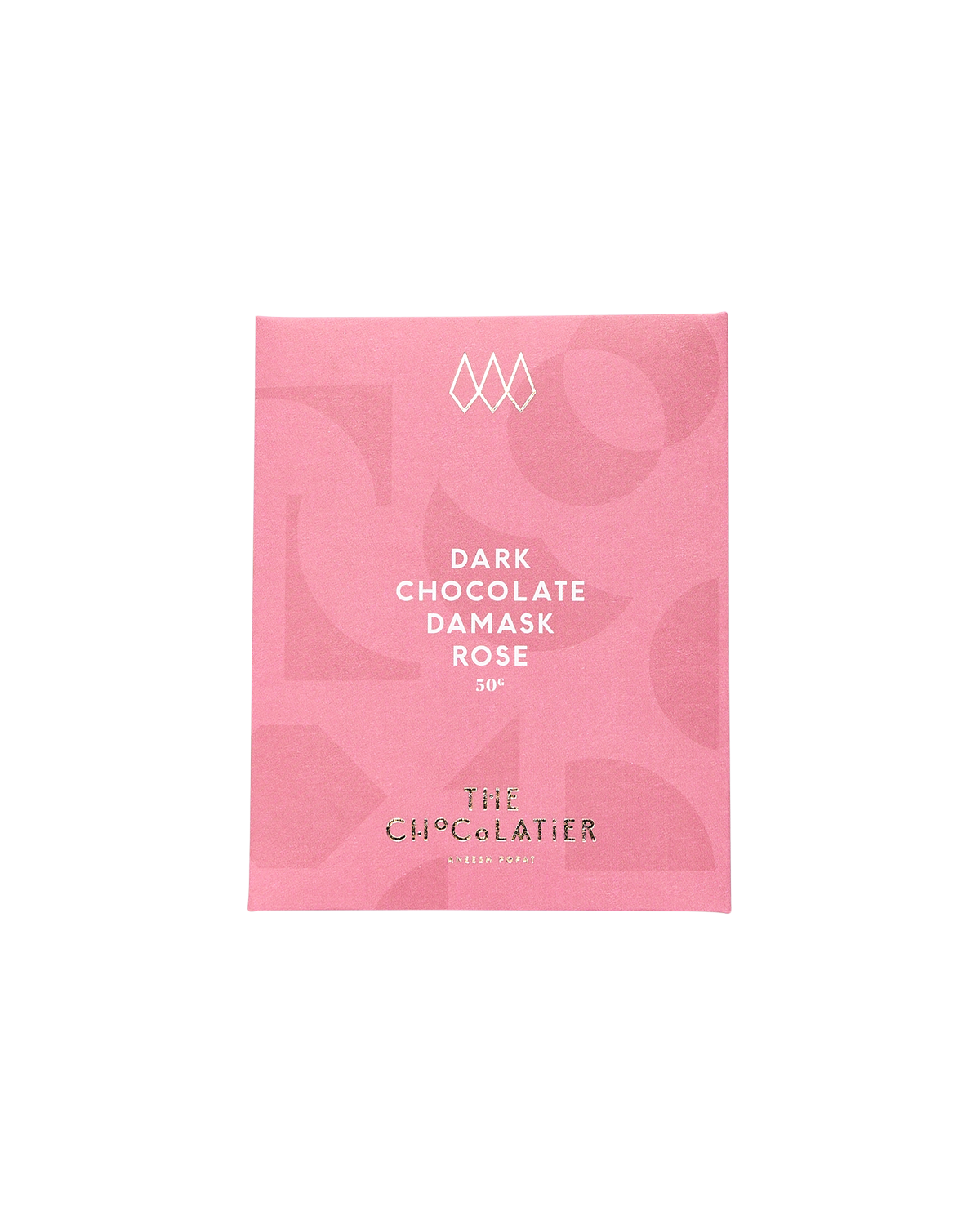 Damask Rose Dark Chocolate Bar 50g (Vegan)