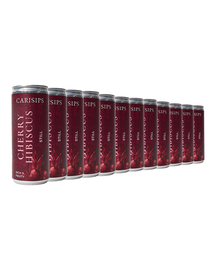 Cherry Hibiscus Soft Drink (12 Pack)