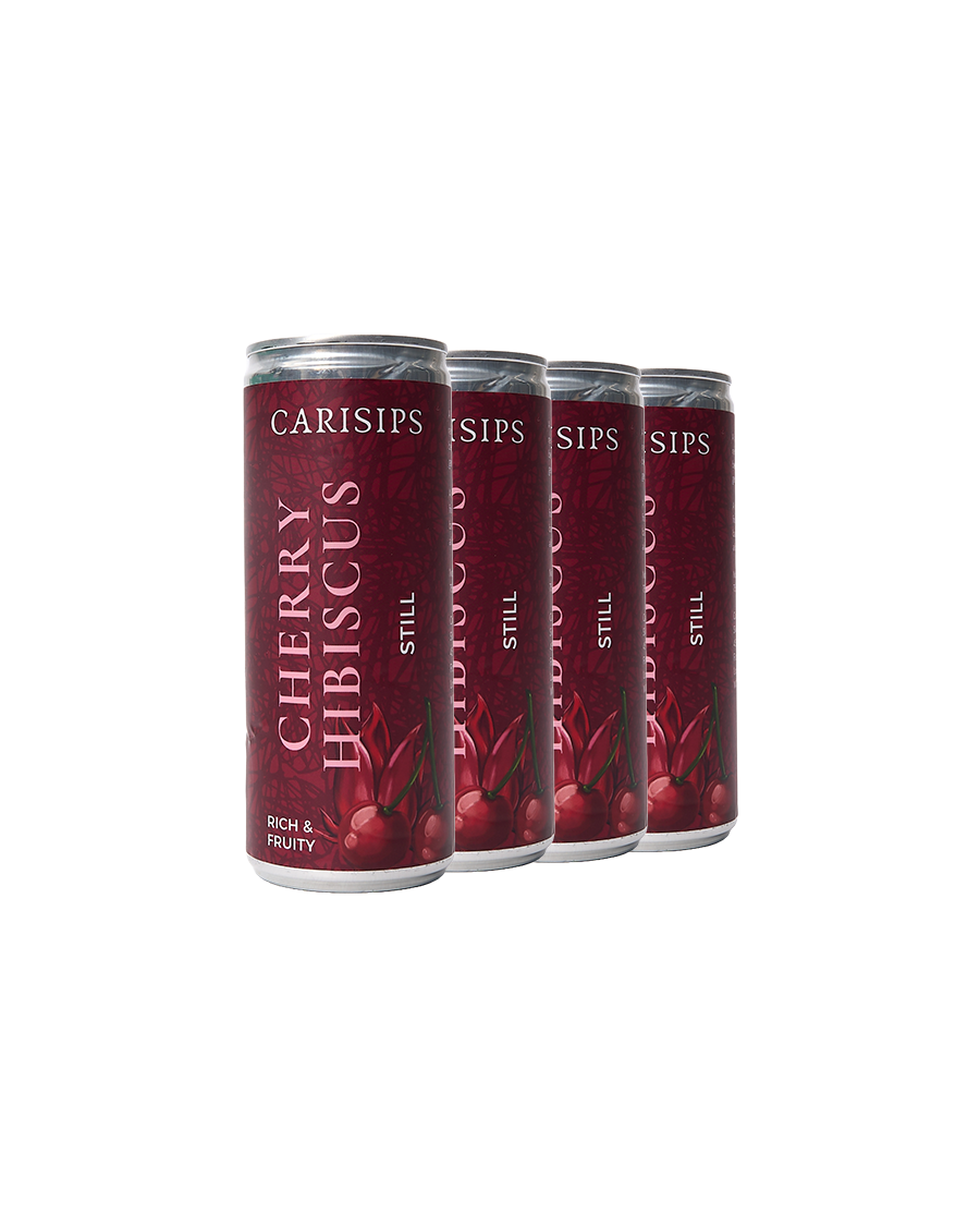 Cherry Hibiscus Soft Drink (4 Pack)