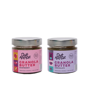 Granola Butter Duo – Raspberry & Chocolate
