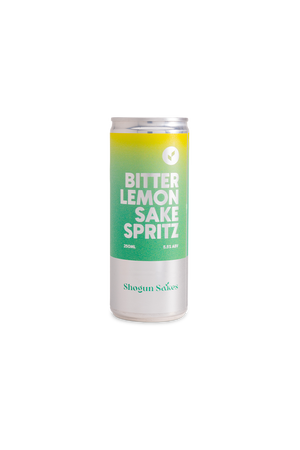 Bitter Lemon Sake Spritz Cocktail