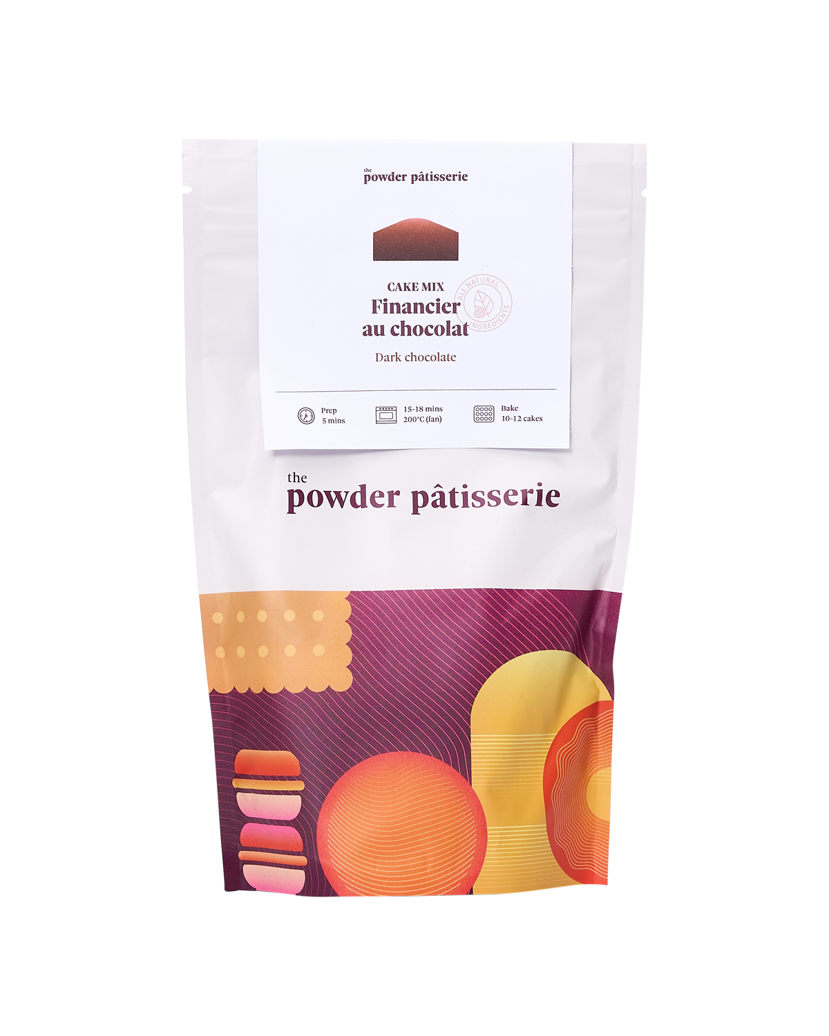 Chocolate French Financier Cake Mix