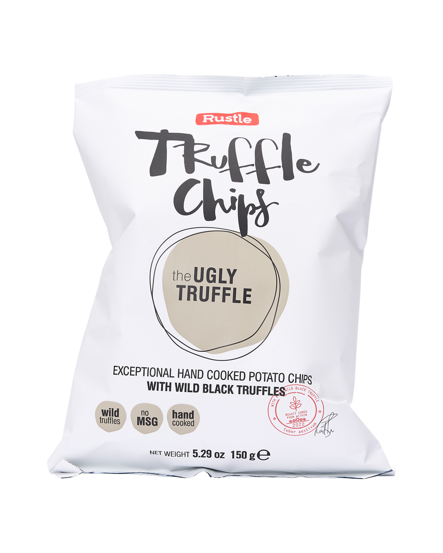 Rustle Snacks Hand-Cooked Wild Black Truffle Potato Crisps — DELLI