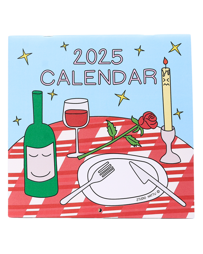 2025 Food Calendar By Studio Nattu