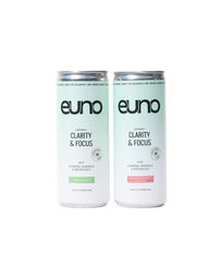 Euno Drinks: Two Flavour Bundle (Apple Acai Clarity & Focus + Pink Grapefruit Lemon Clarity & Focus)