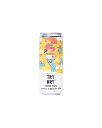 Try Dry: Citrus Yuzu Organic Kombucha Soda