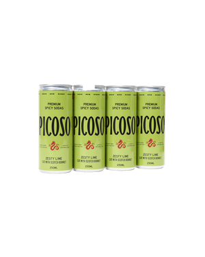 Zesty Lime & Scotch Bonnet Spicy Soda (4 pack)