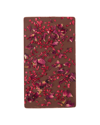 Milk Chocolate with Raspberry And Rose