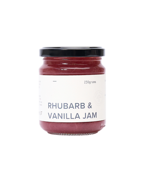 Rhubarb And Roasted Vanilla Jam