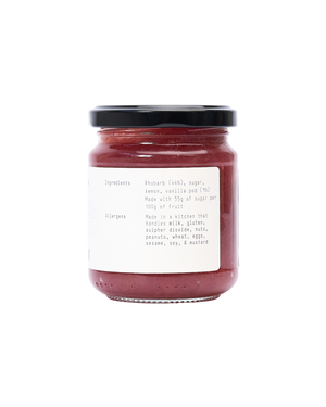 Rhubarb And Roasted Vanilla Jam