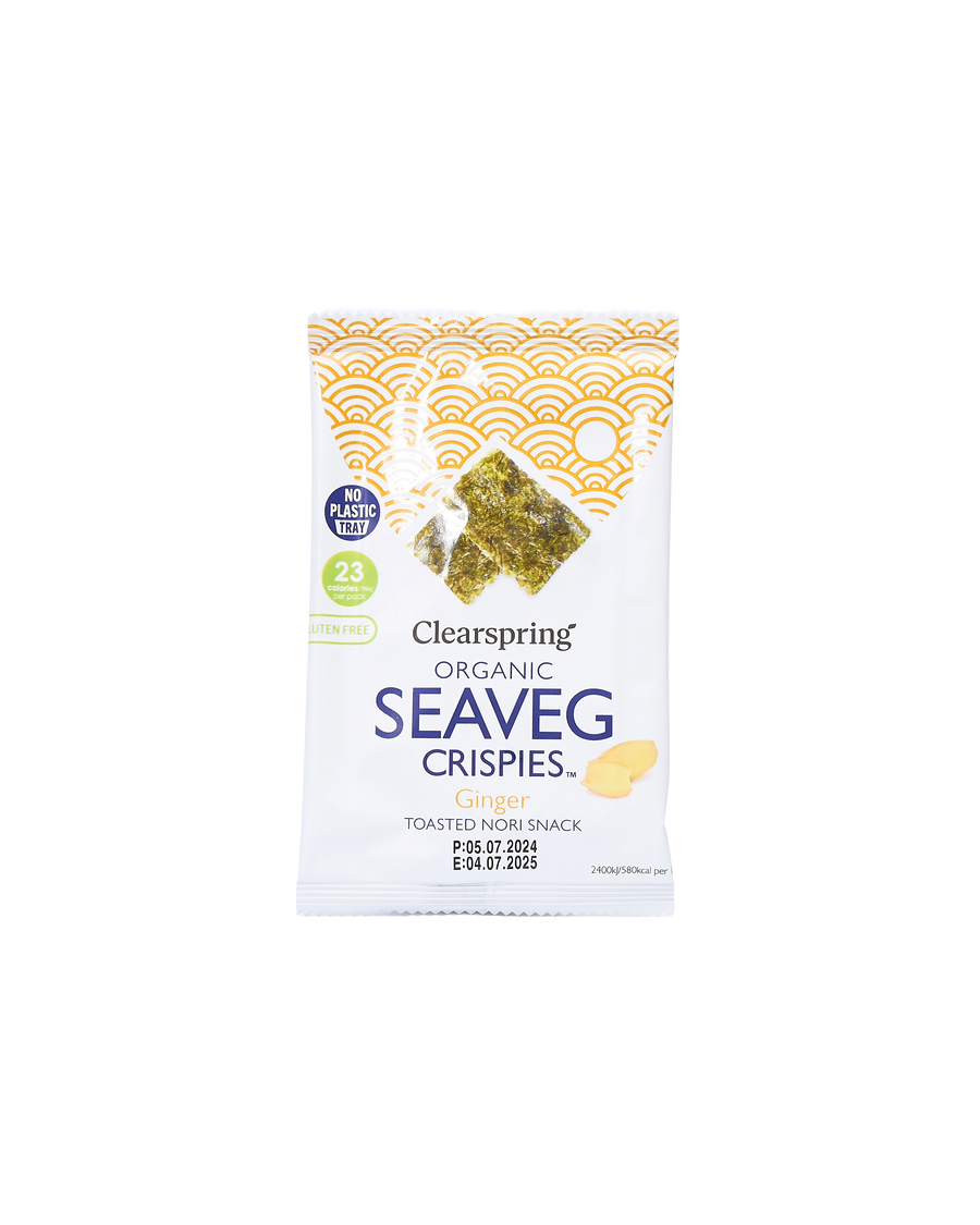 Seaveg: Crispy Toasted Ginger Seaweed Snack