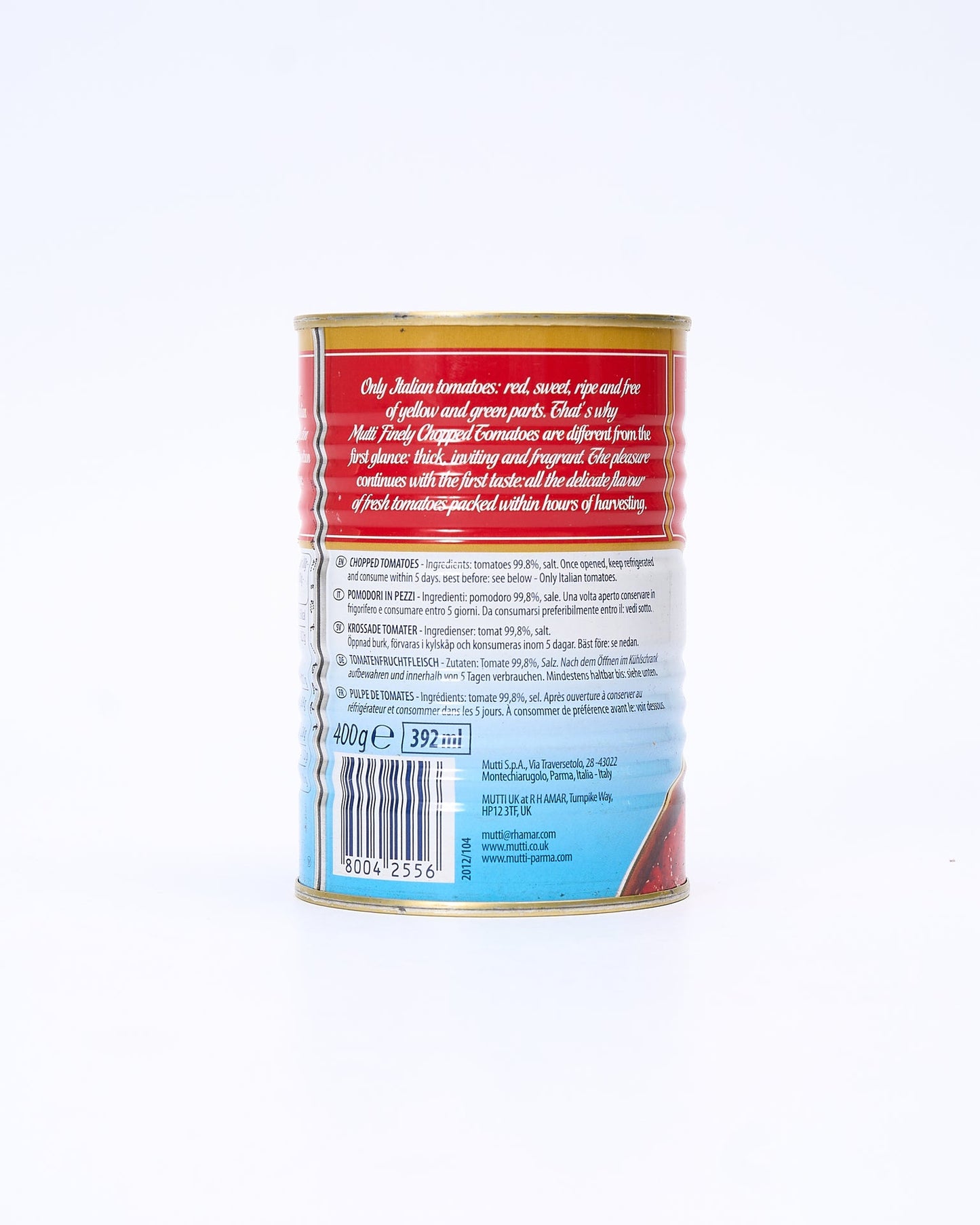 Finely Chopped Italian Tomatoes