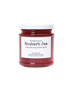 Rhubarb Jam With Earl Grey & Star Anise