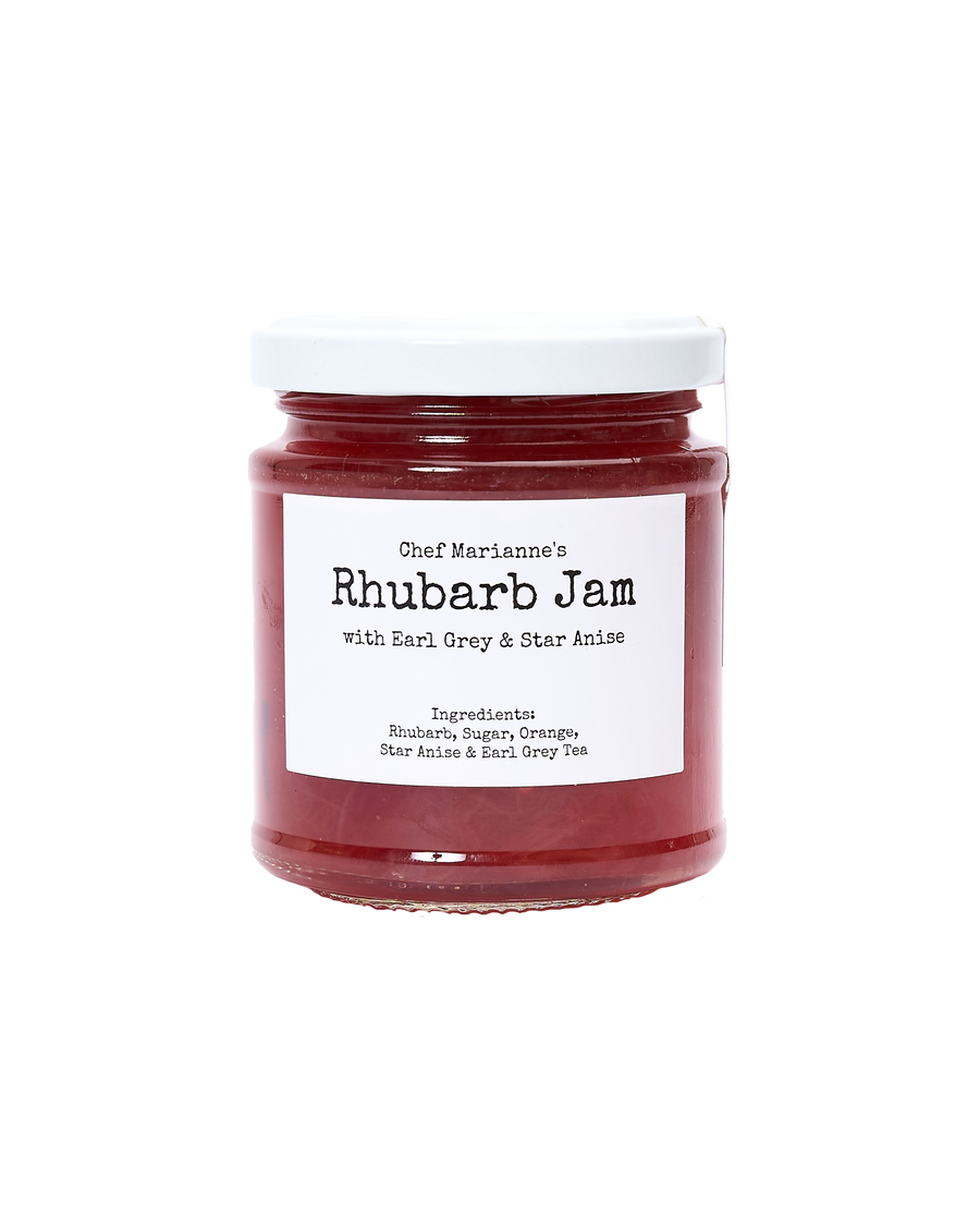 Rhubarb Jam With Earl Grey & Star Anise