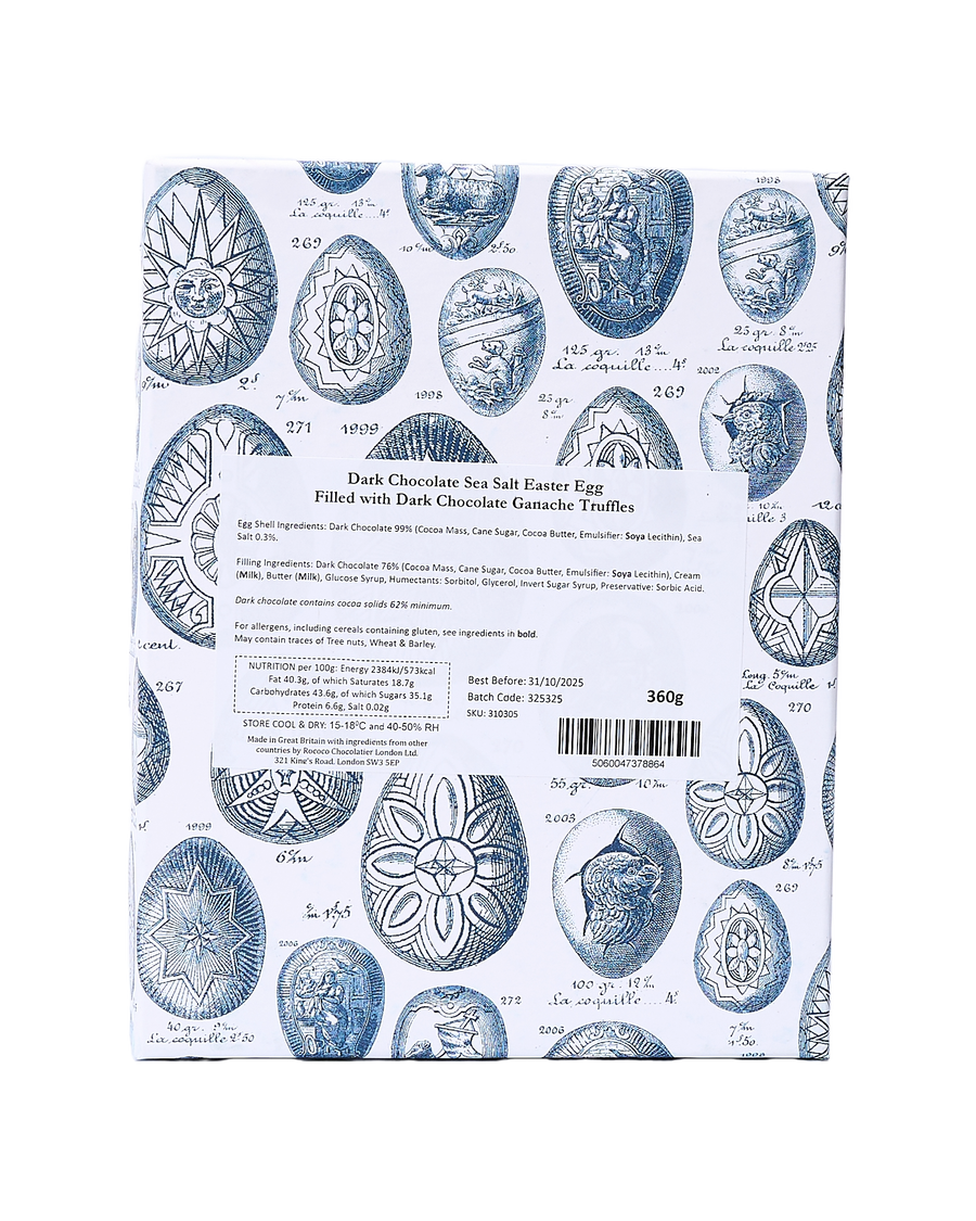 Dark Sea Salt Chocolate Easter Egg