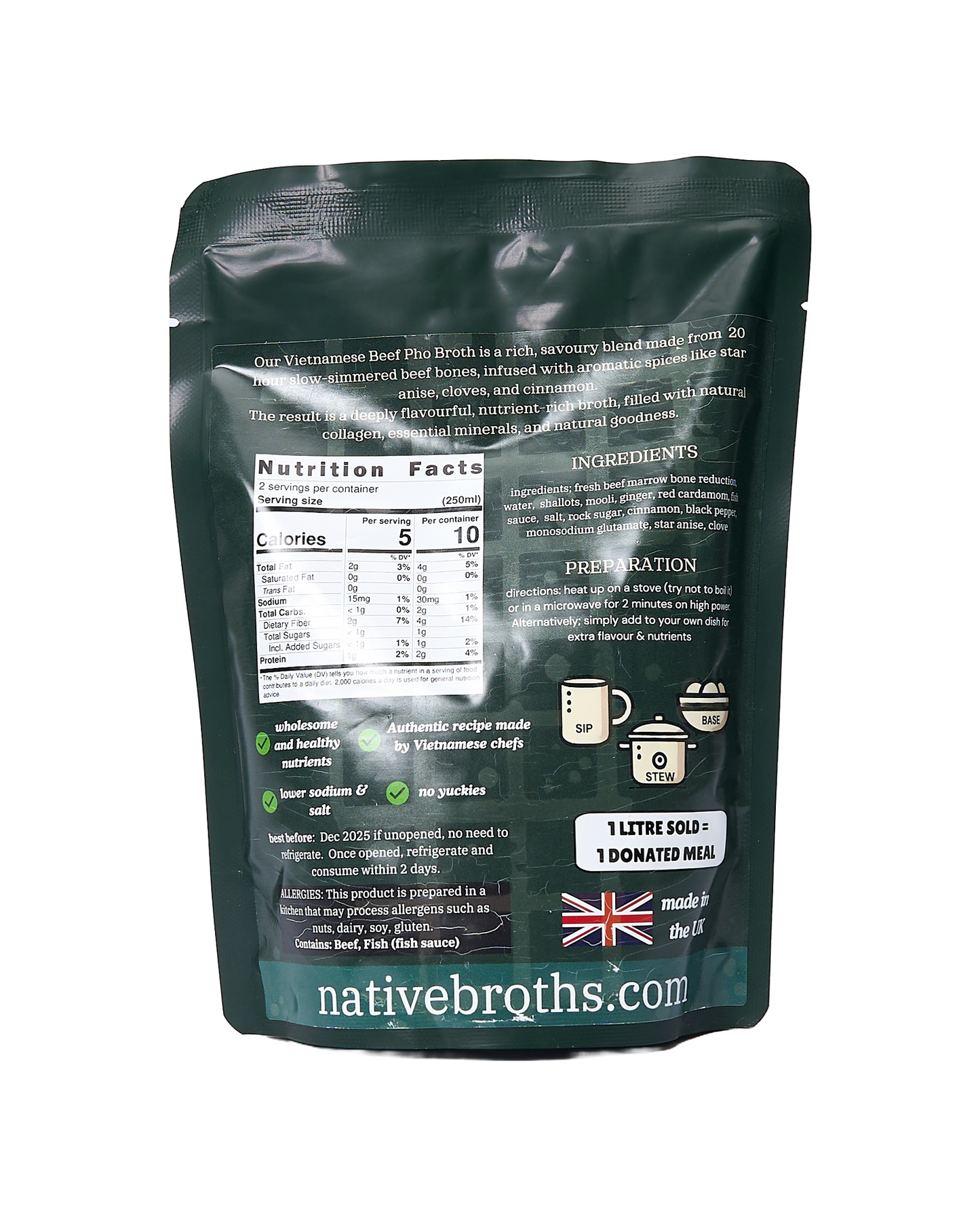 Vietnamese Beef Bone Broth