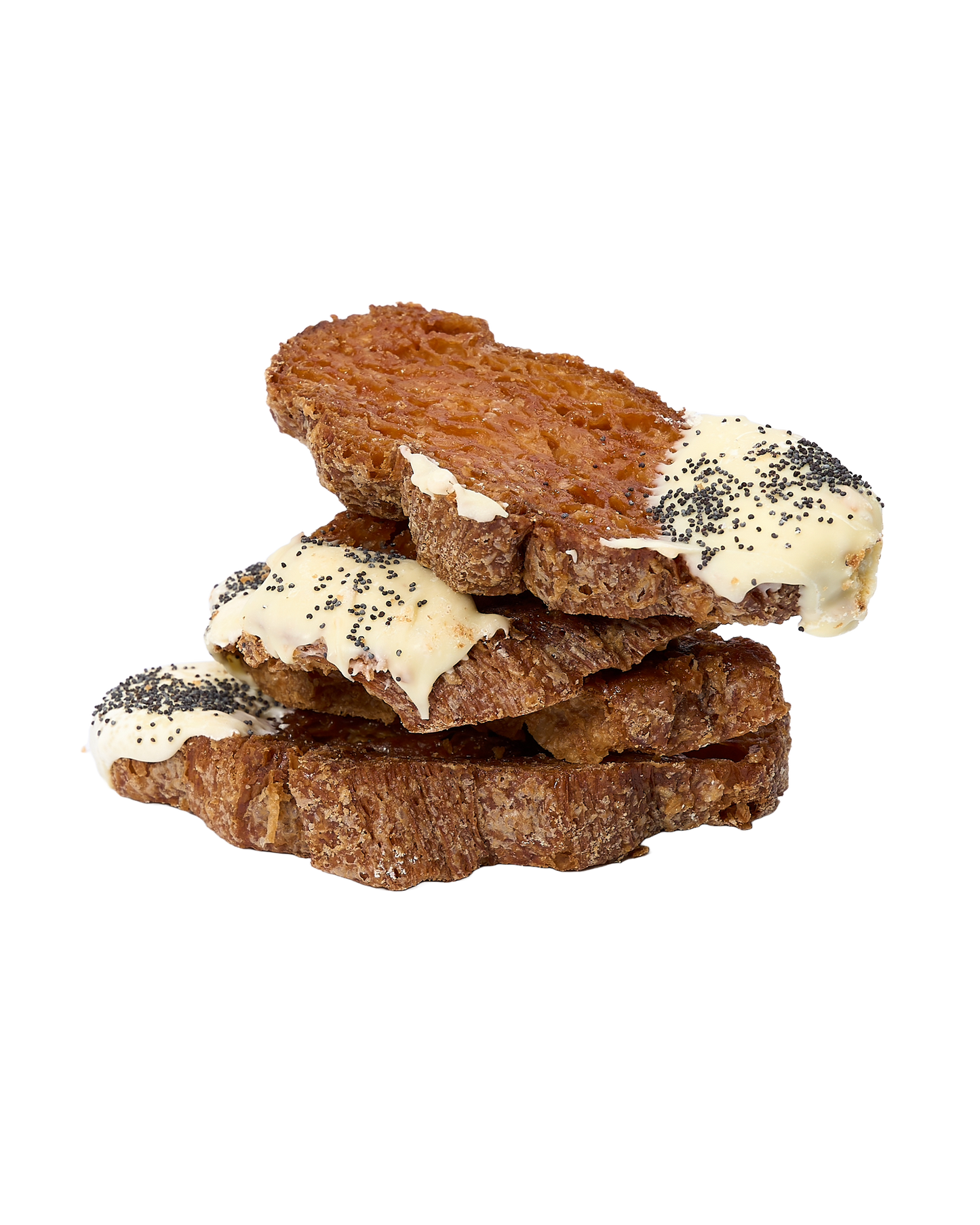 White-Choc, Lemon & Poppy Seed Croissant Biscotti