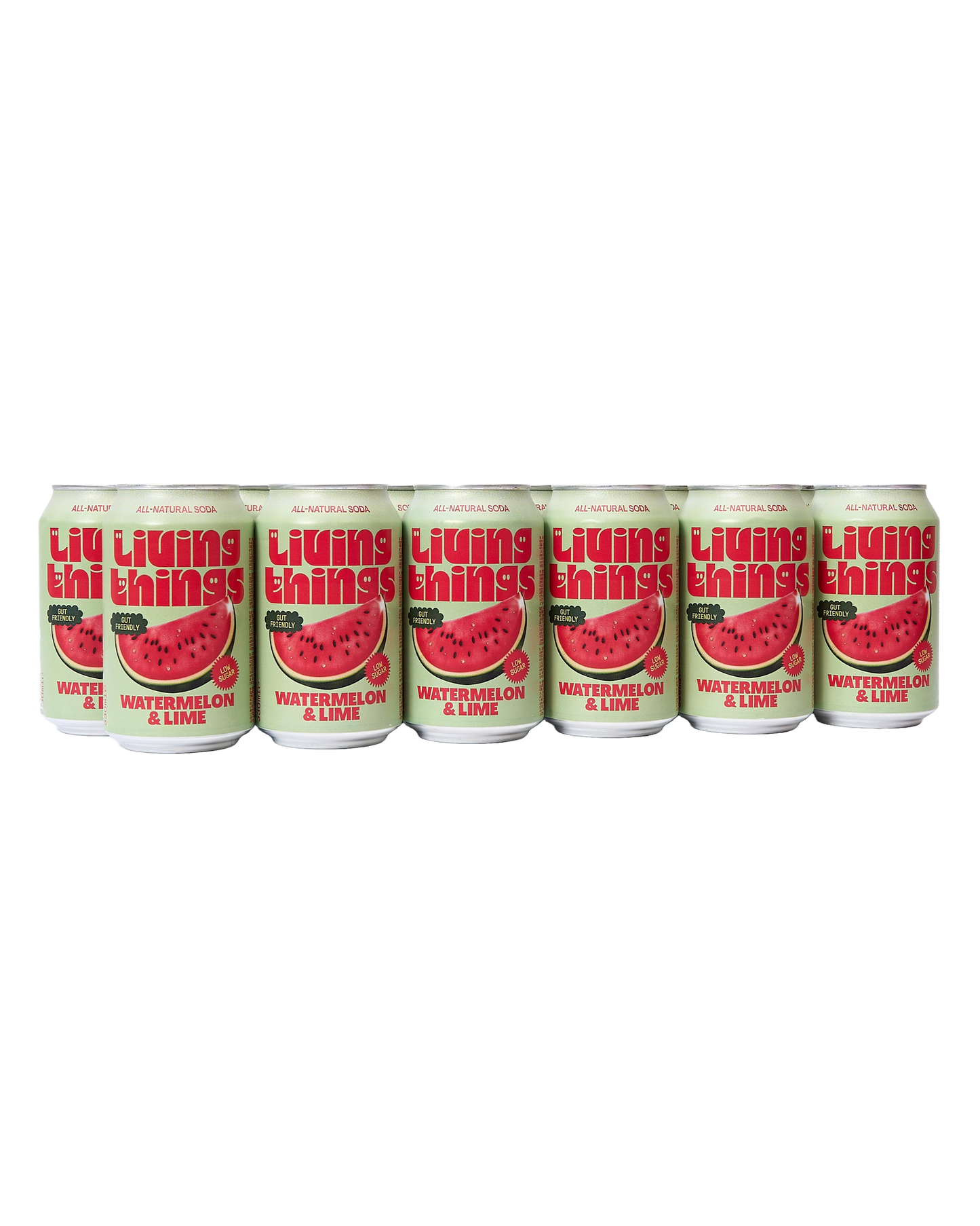 Watermelon & Lime Prebiotic Soda (12 Cans)