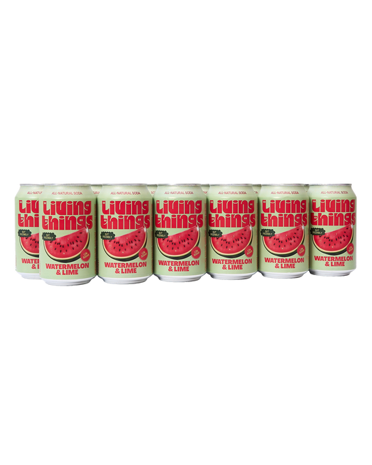 Watermelon & Lime Prebiotic Soda (12 Cans)