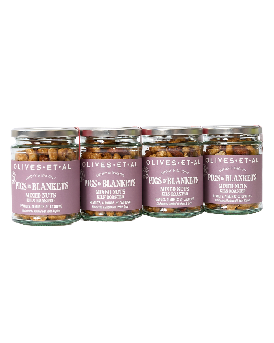 Pigs-In-Blankets Flavour Nuts (4 Jars)