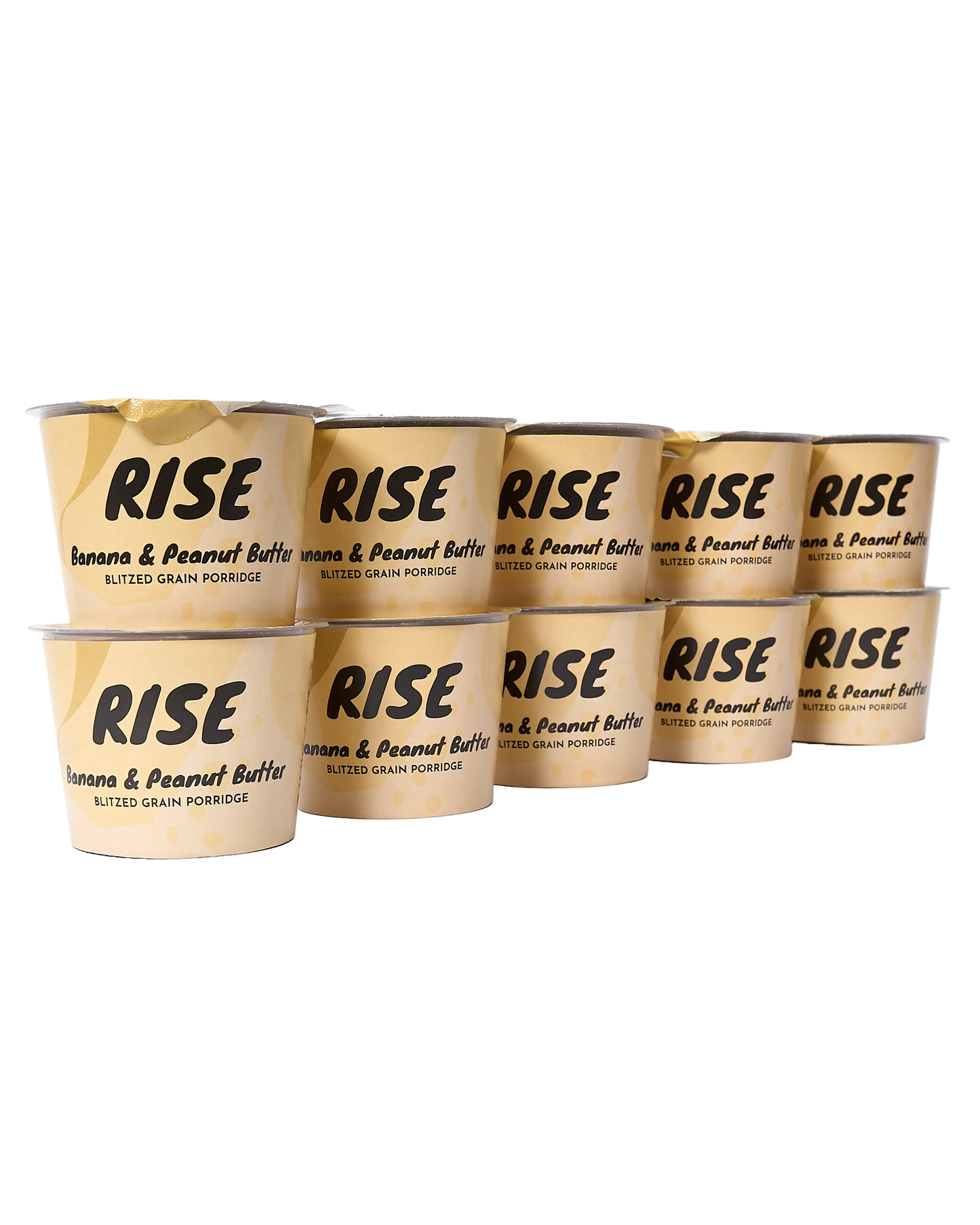 Banana & Peanut Butter Porridge Pots (10 Pots)