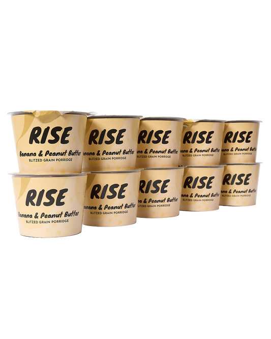 Banana & Peanut Butter Porridge Pots (10 Pots)