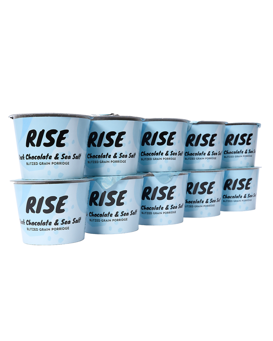 Dark Chocolate & Sea Salt Porridge Pots (10 Pots)
