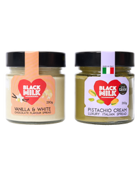 Sweet Spread Duo: Pistachio & White Choc