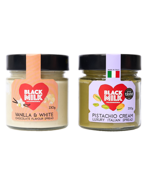 Sweet Spread Duo: Pistachio & White Choc