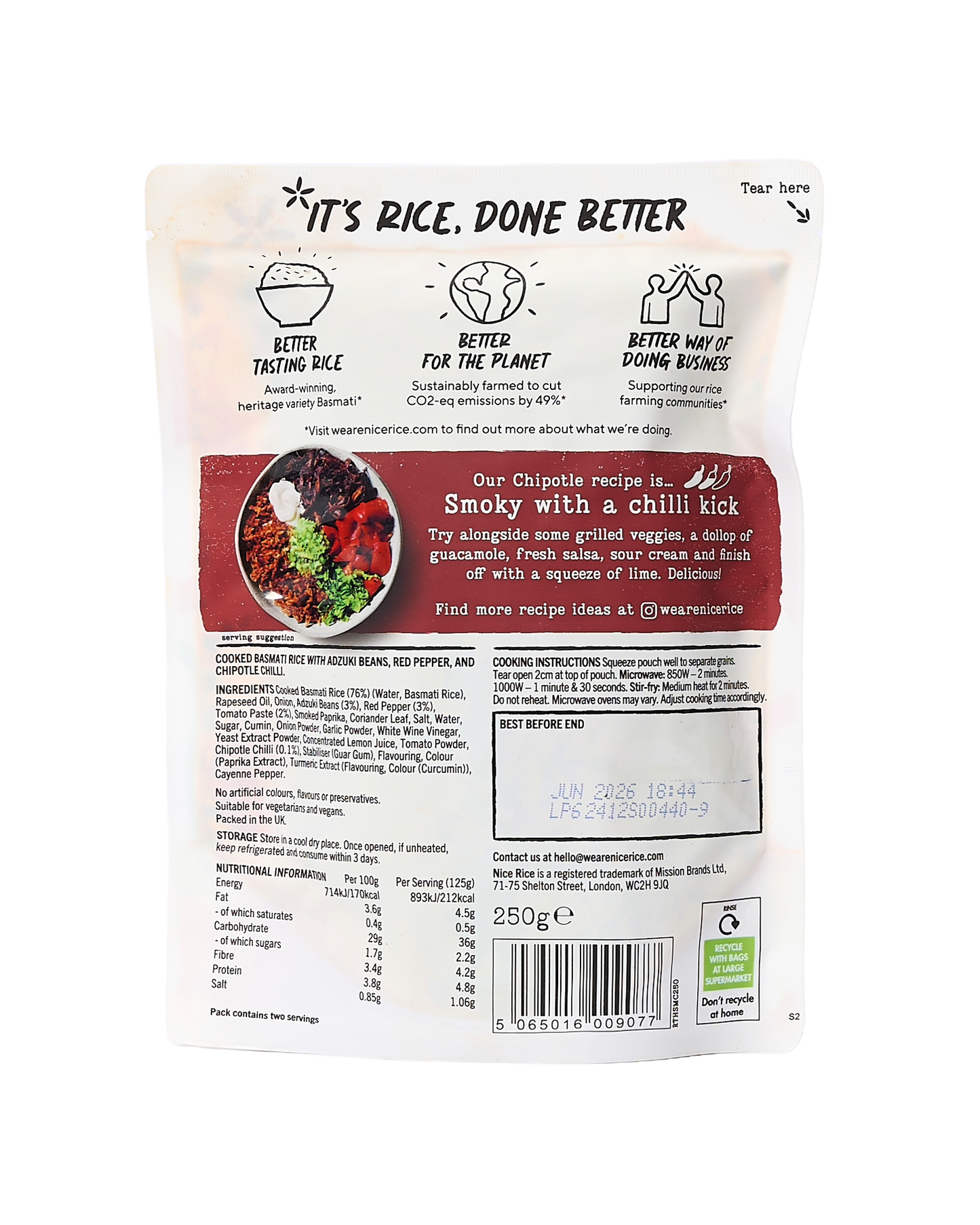 Ready-To-Eat Smoky Chipotle Basmati Rice