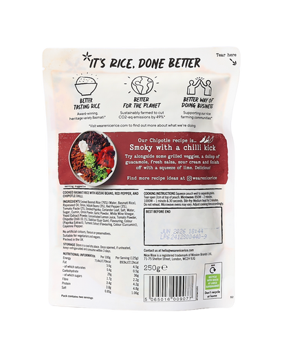 Ready-To-Eat Smoky Chipotle Basmati Rice