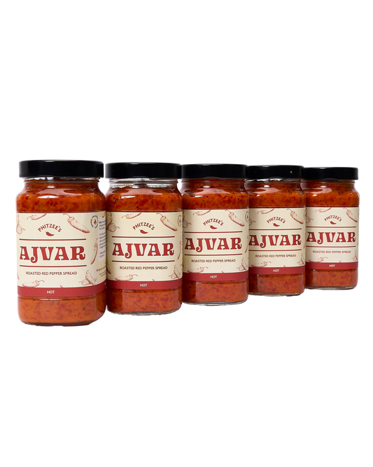 Ajvar Bundle: Hot  (5 Jars)