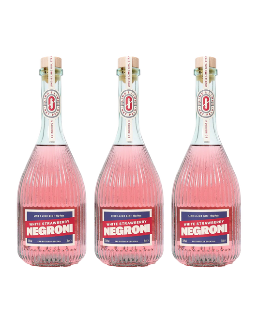 White Strawberry Negroni Trio