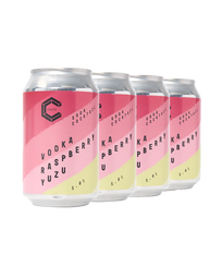 Vodka, Raspberry & Yuzu Soda Cocktail (4 Pack)