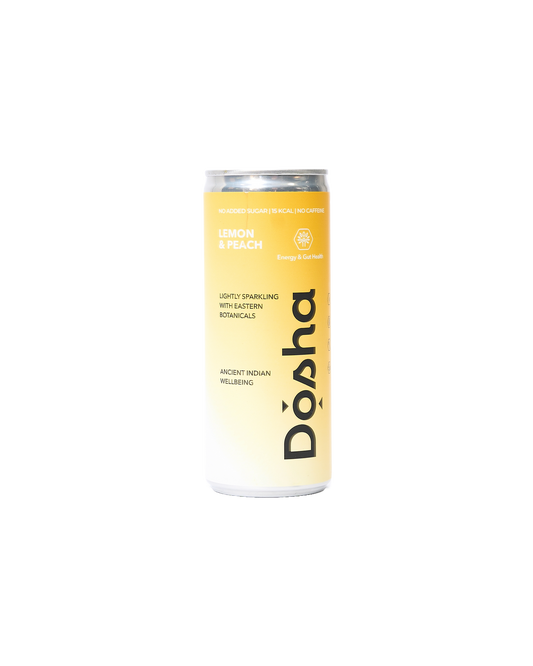 Lemon & Peach Soda: Natural Energy & Gut Health