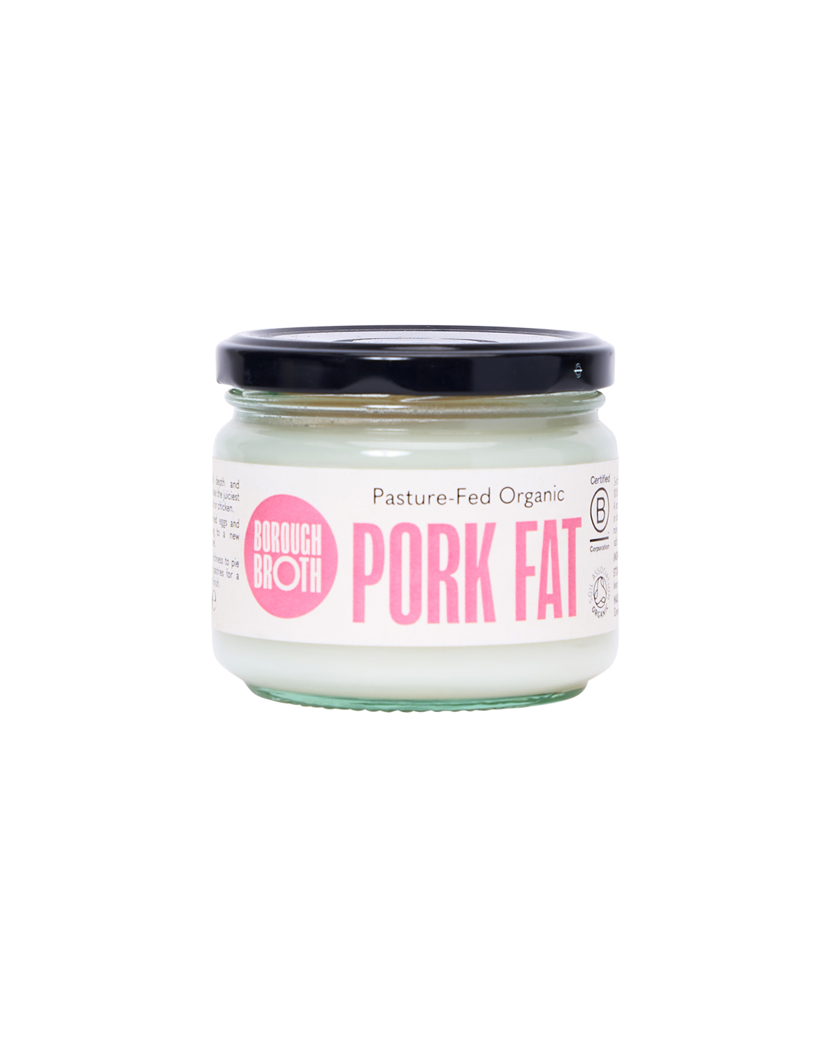 Grass-Fed Organic Pork Fat