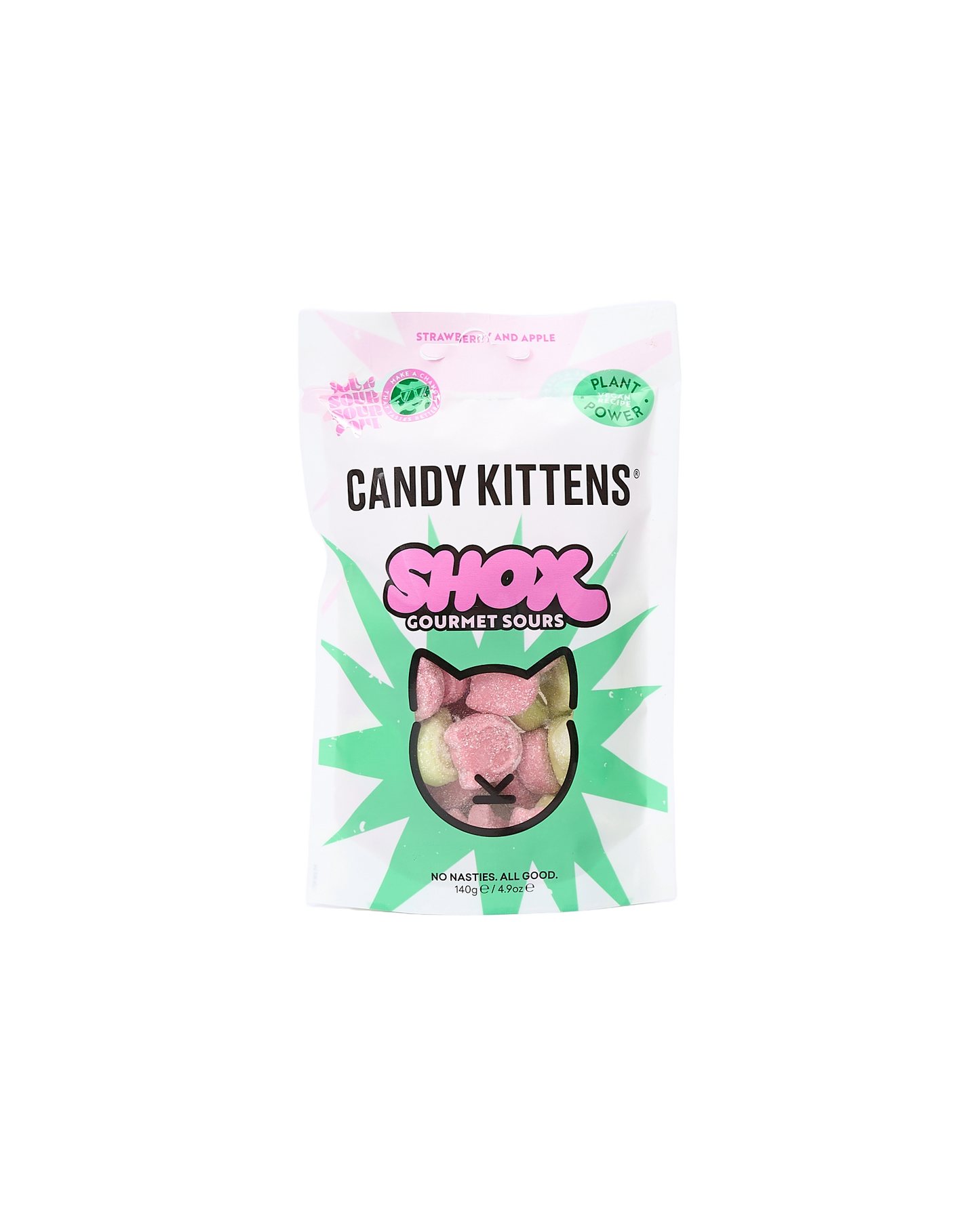 Extra Sour Strawberry & Apple Vegan Sweets