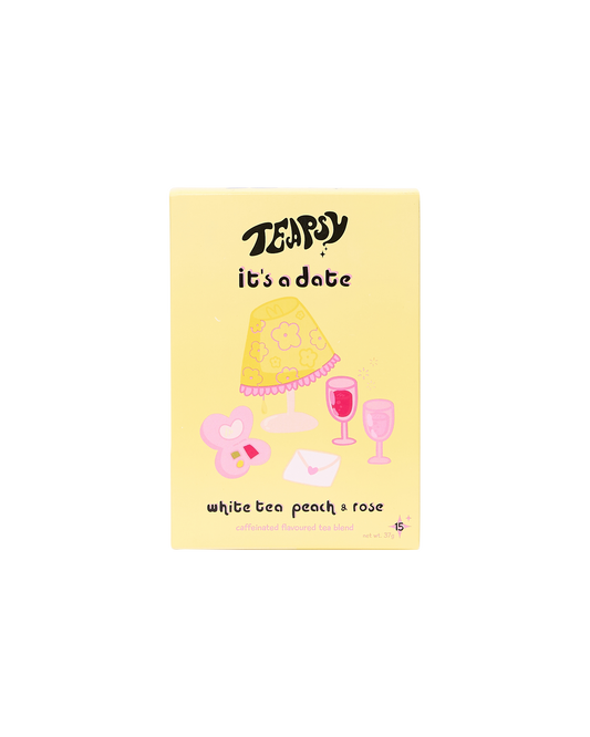 "It's A Date": White Tea Peach & Rose Tea