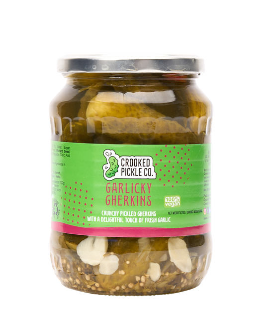 Garlicky Gherkins